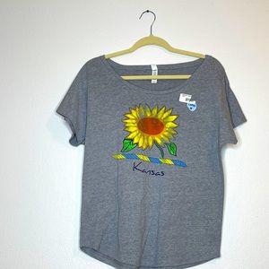 Kansas sunflower tshirt